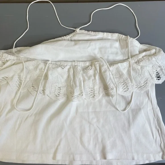 Anthropologie Ruffles Halter Top 3X - Picture 7 of 8